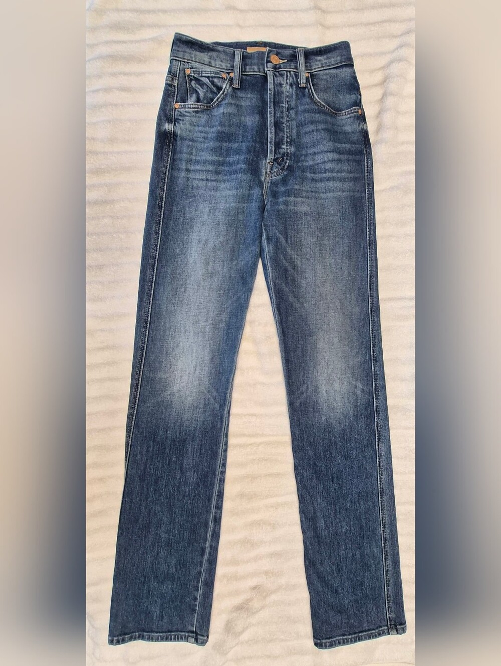MOTHER High Waisted Double Hiker Skimp Color: “Love Bomb,- Size 24 - Picture 2 of 12